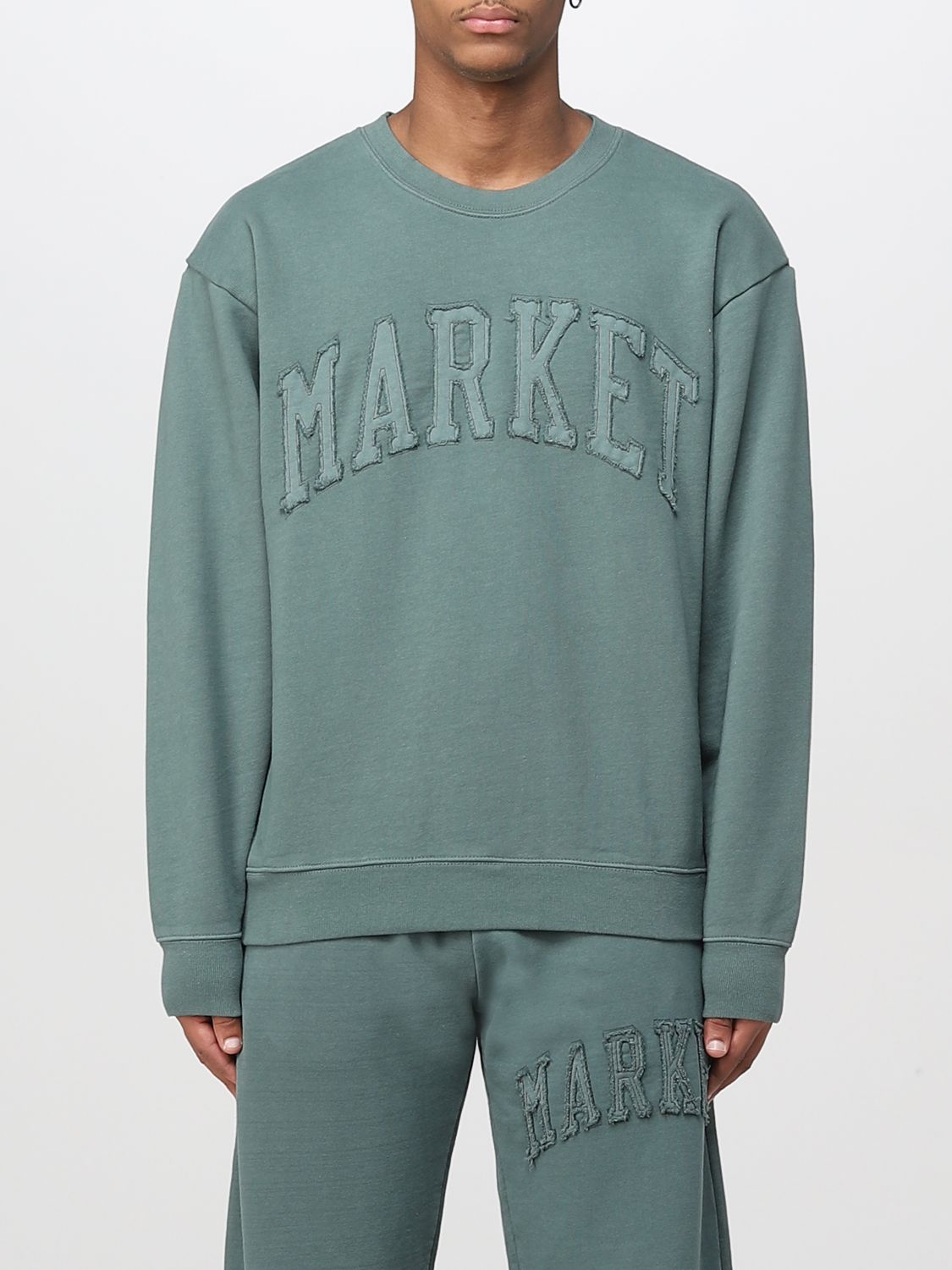 Market Sweatshirt  Men Color Green