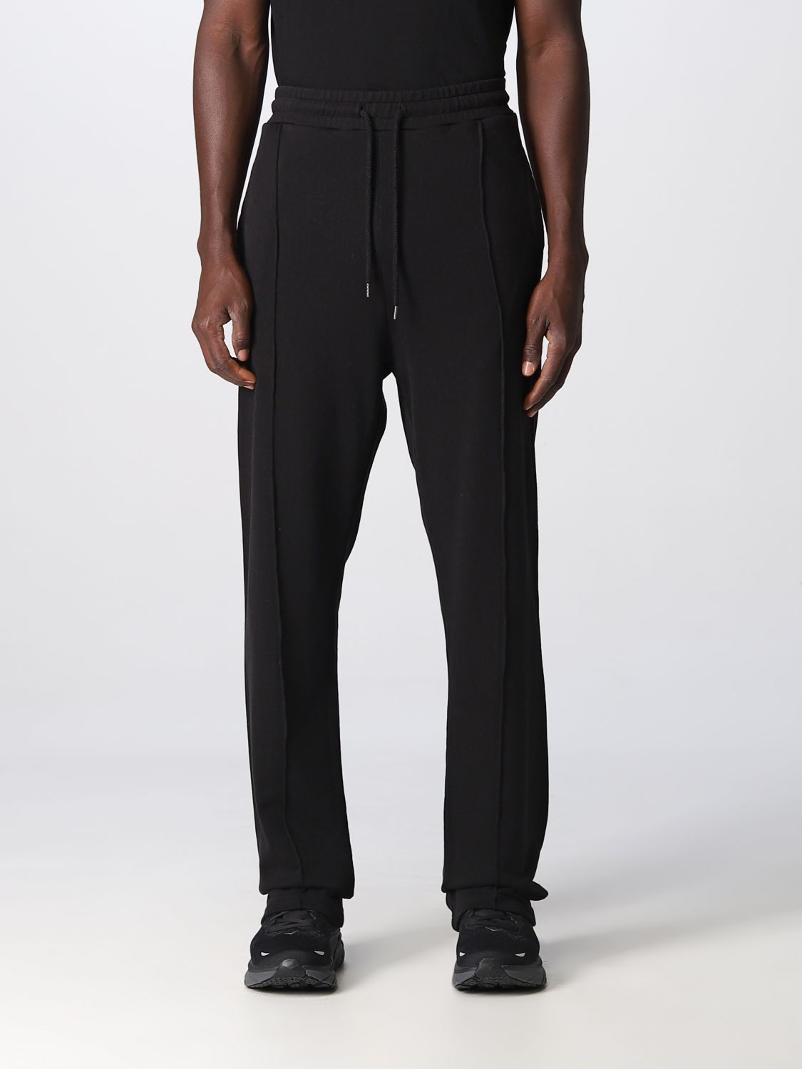 424 Outlet: pants for man - Black | 424 pants 33424P04R226560 online on ...