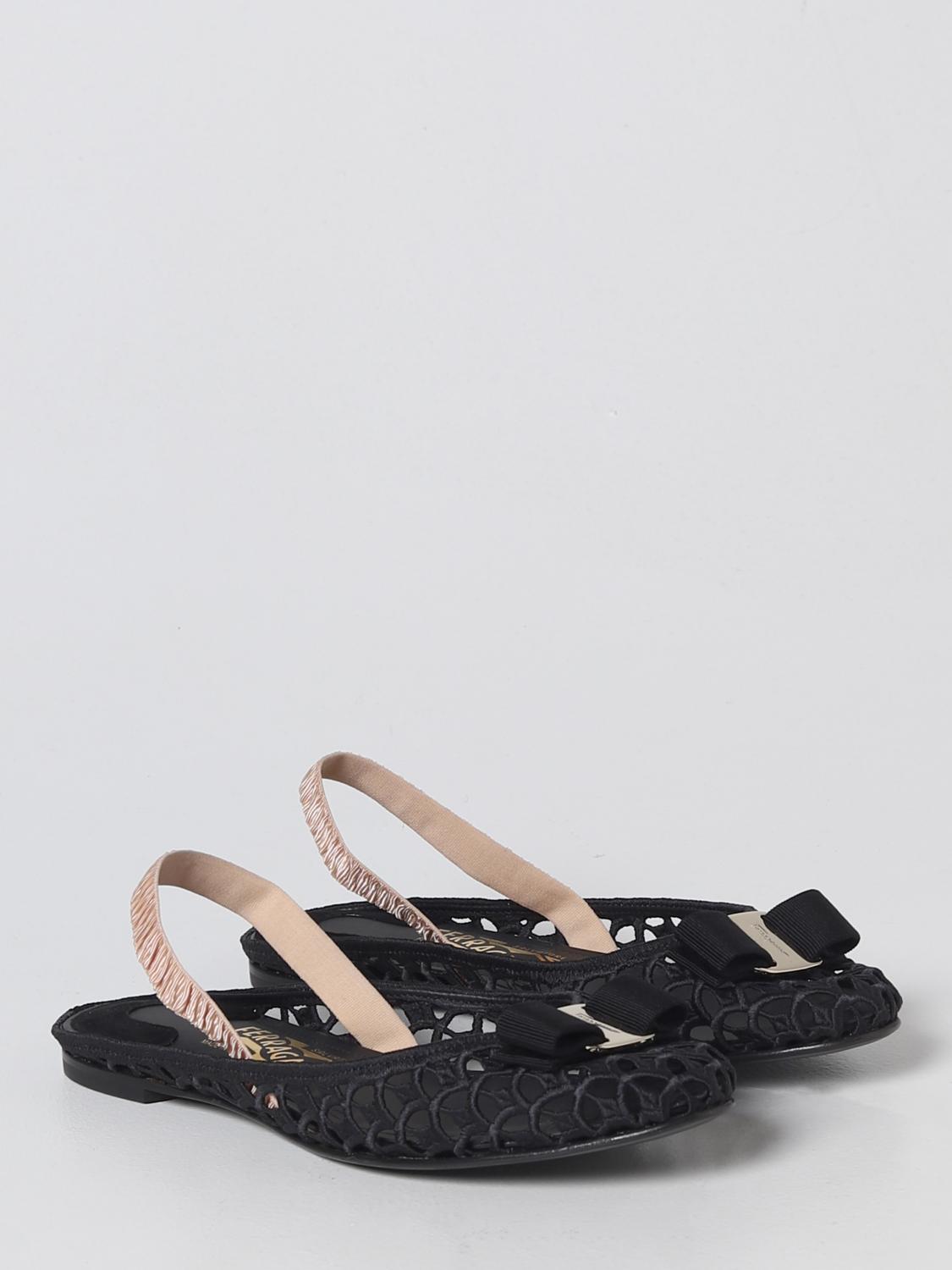 Zapatos planos Ferragamo: Zapatos planos Ferragamo para mujer negro 2