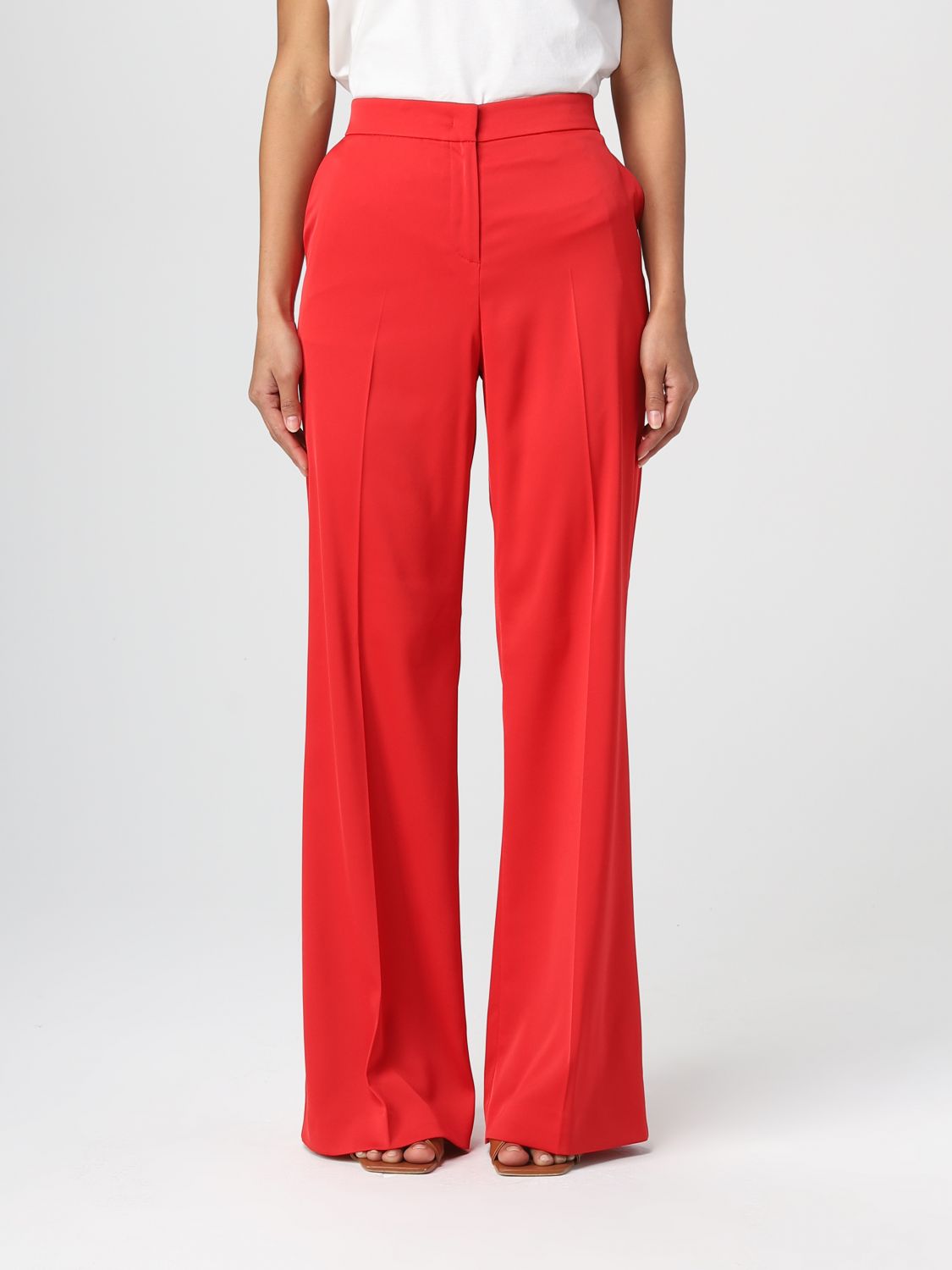 Shop Pinko Trousers  Woman In Red