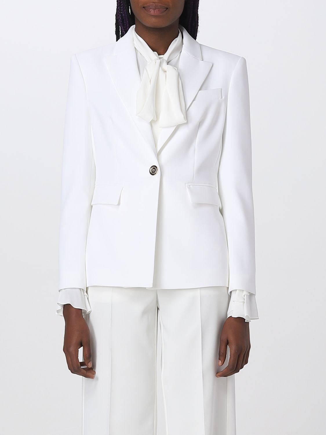 blazer for woman - White | Pinko blazer 1001807624 online on GIGLIO.COM
