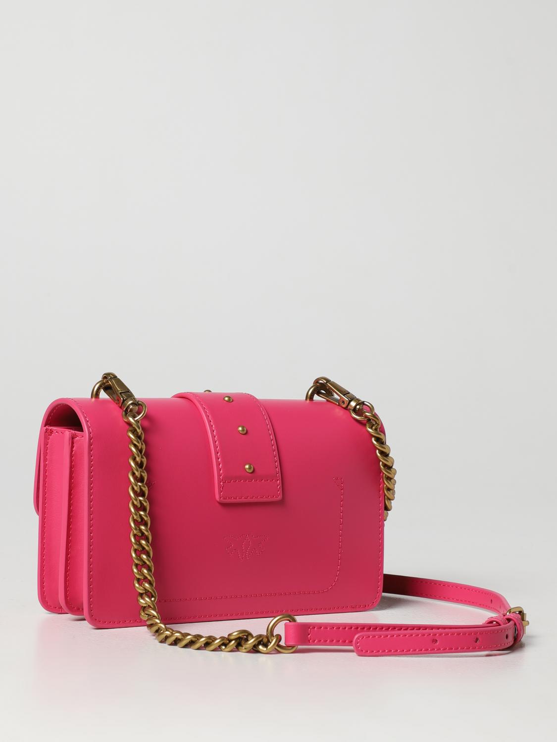 PINKO: mini bag for woman - Fuchsia | Pinko mini bag 100059A0GY online ...