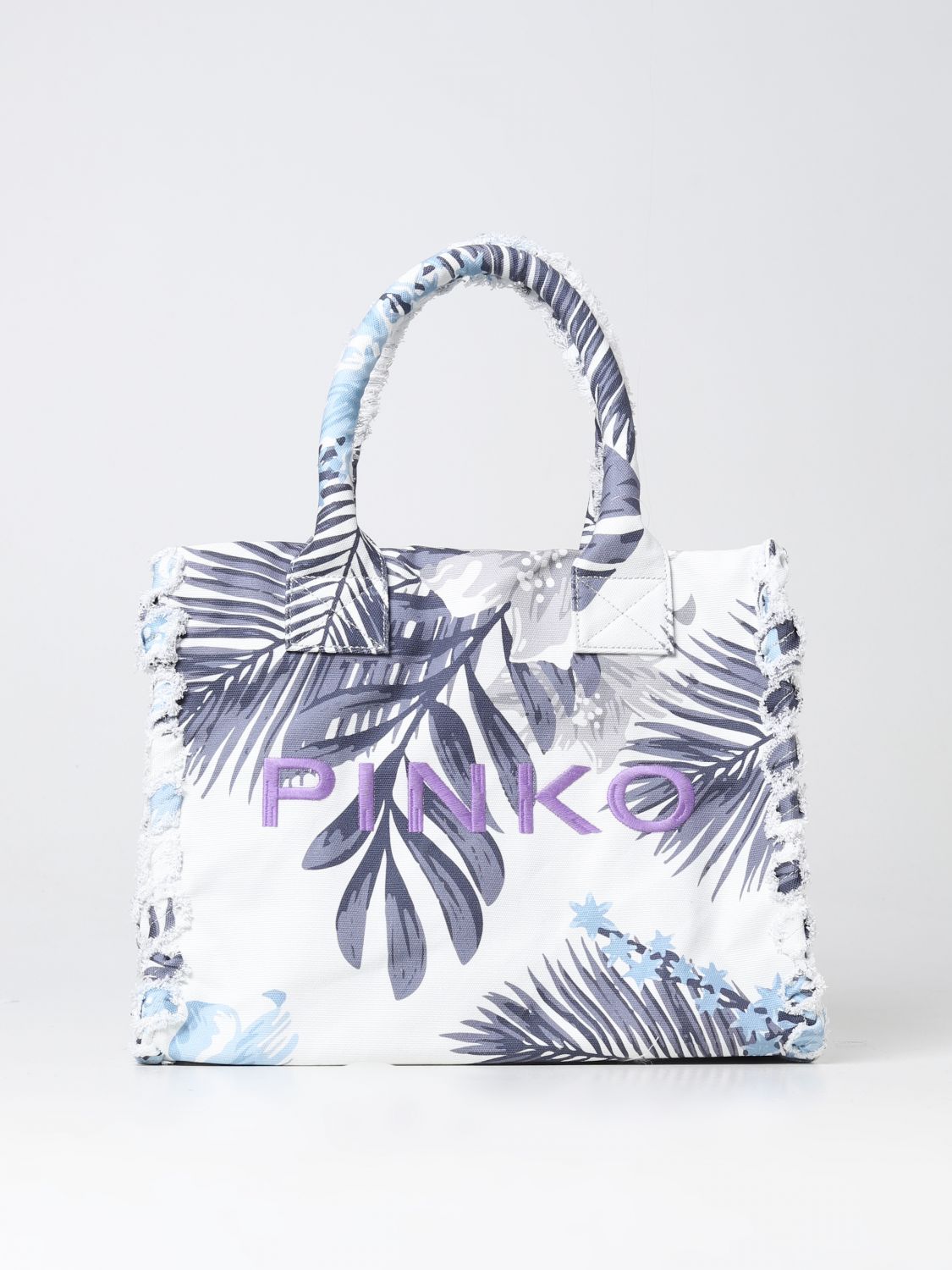 Tote bags Pinko: Pinko tote bags for woman gnawed blue 1