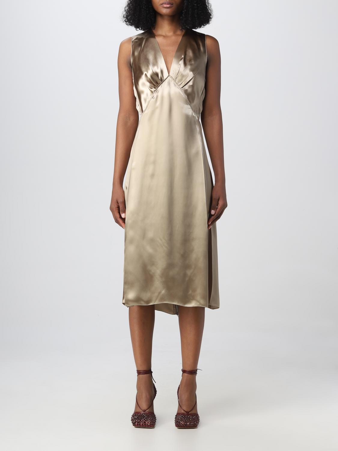 Bottega Veneta Dress  Woman Color Gold