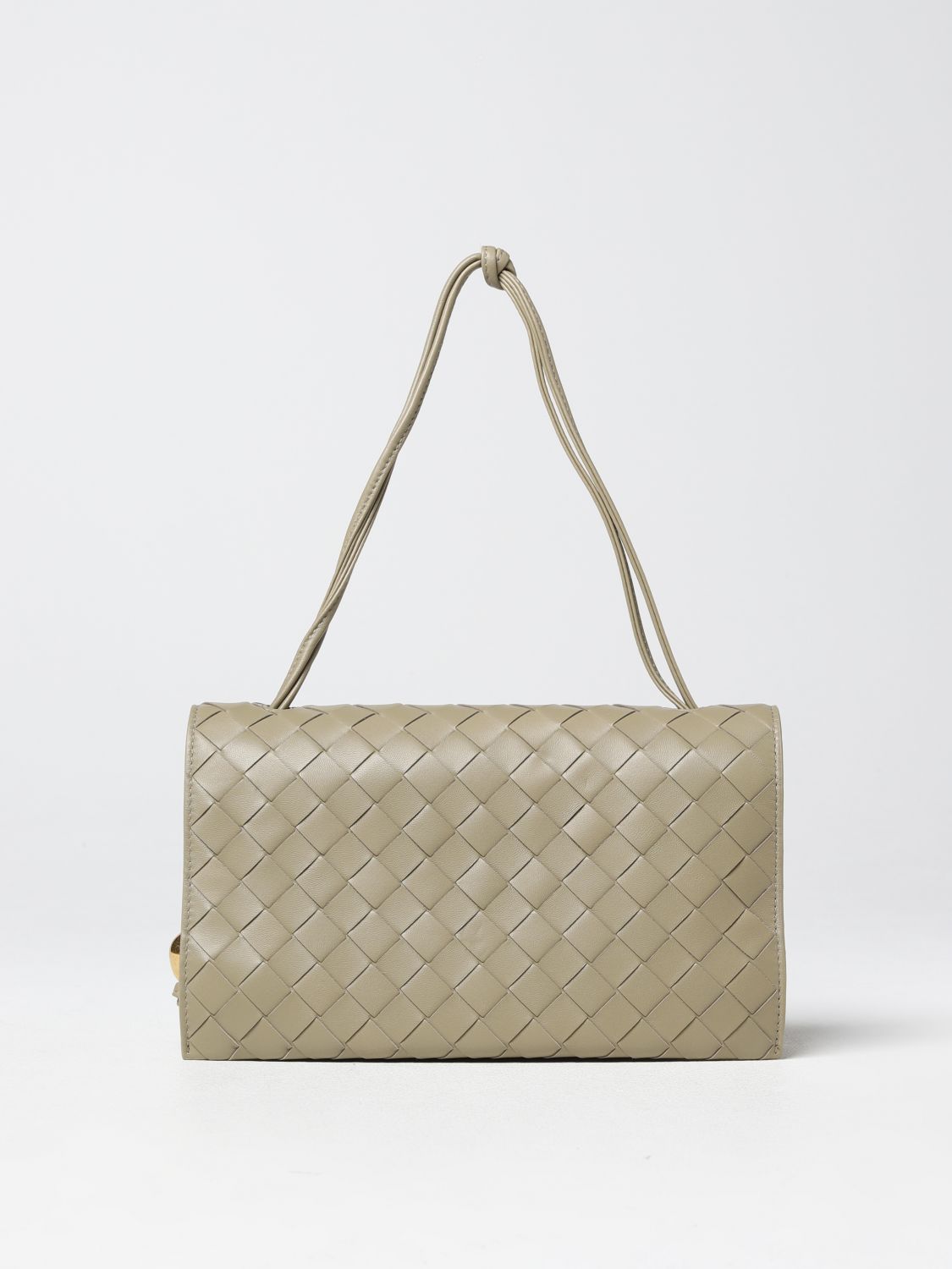 BOTTEGA VENETA: shoulder bag for woman - Dove Grey | Bottega Veneta ...