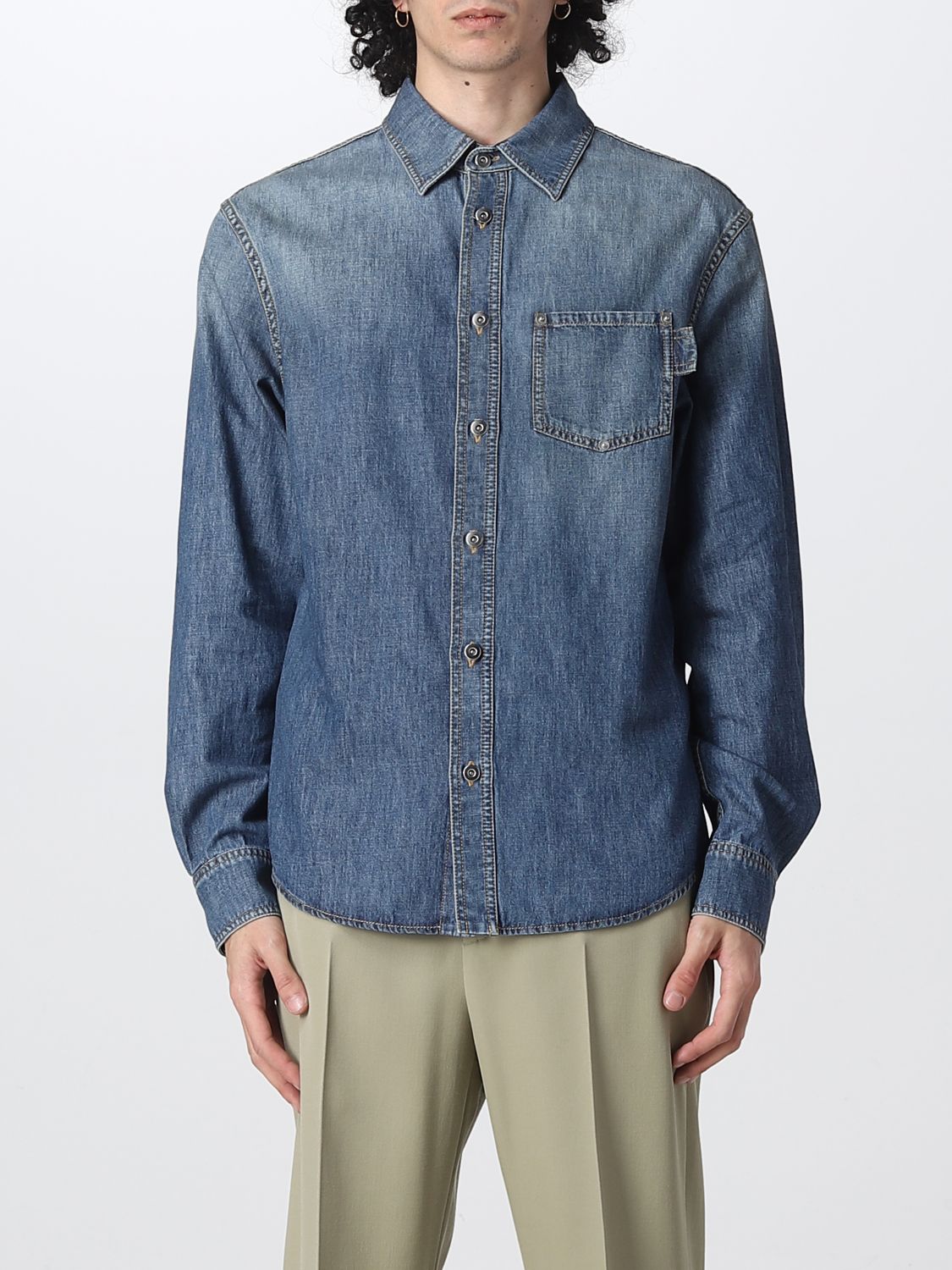 Bottega Veneta Outlet: Shirt For Man - Denim 