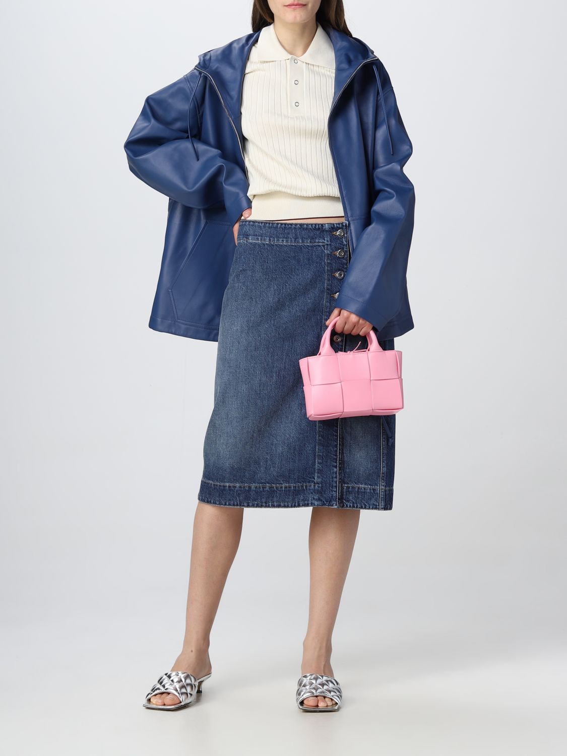 Jacke Bottega Veneta: Bottega Veneta Damen Jacke blau 2