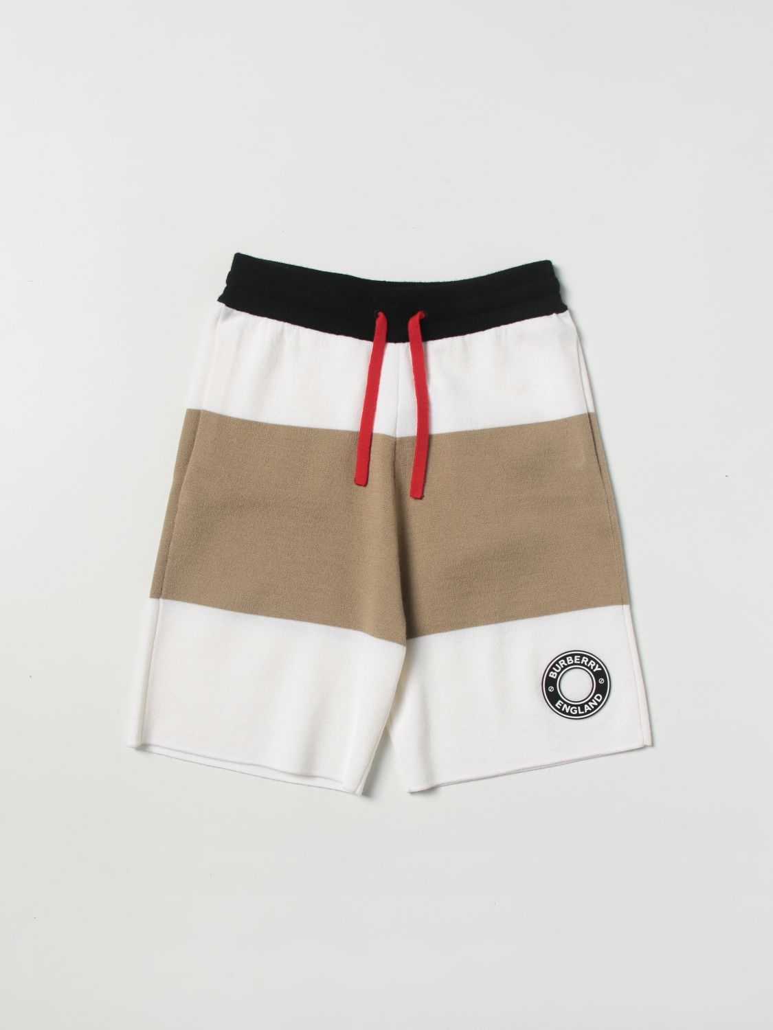 BURBERRY: shorts for boys - Yellow Cream | Burberry shorts 8057930 online  on 