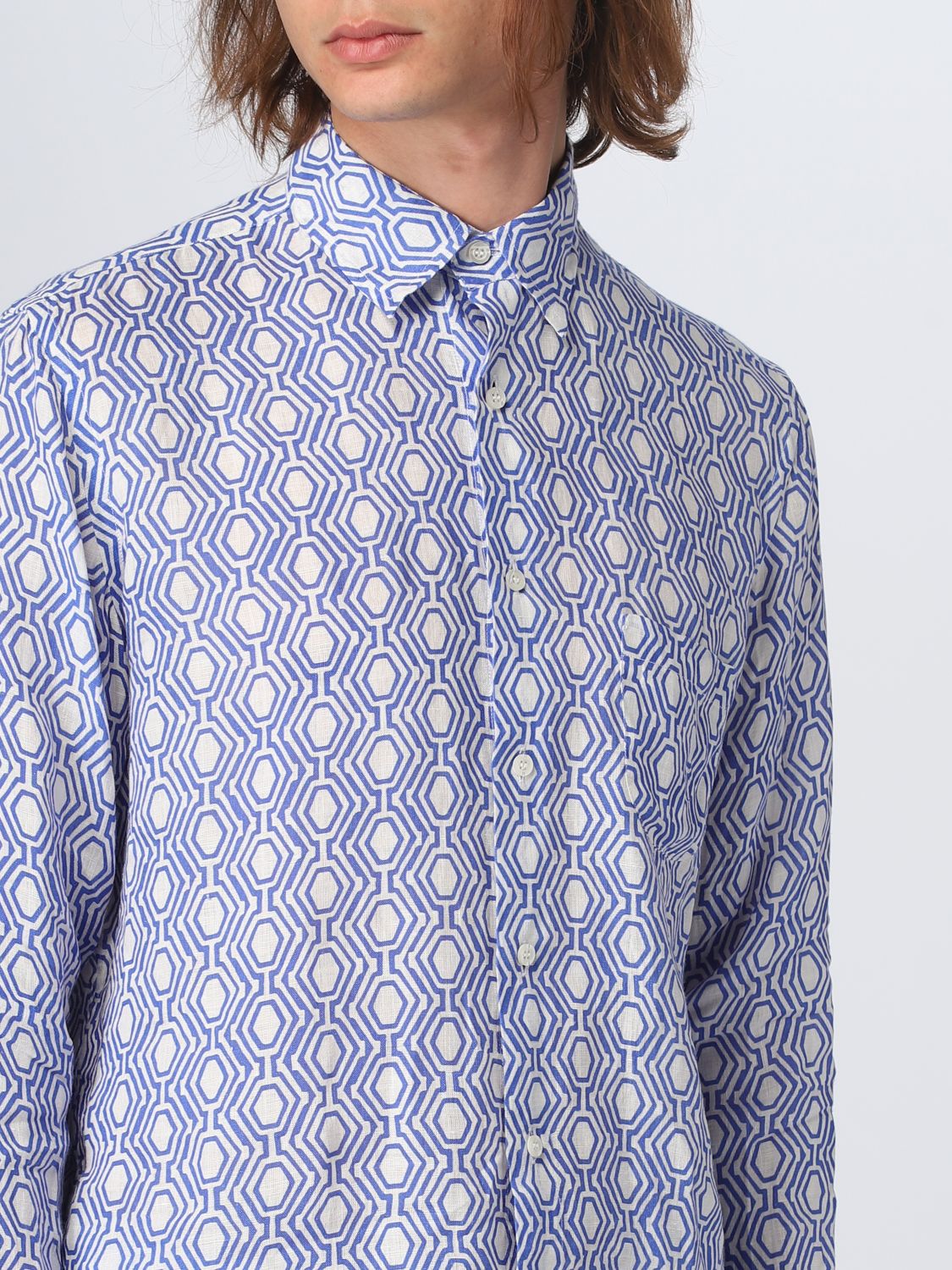 Shirt Peninsula: Peninsula shirt for man gnawed blue 4