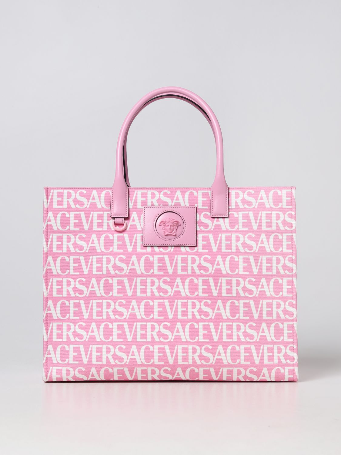 Versace Canvas Tote Bag - Pink Totes, Handbags - VES131238
