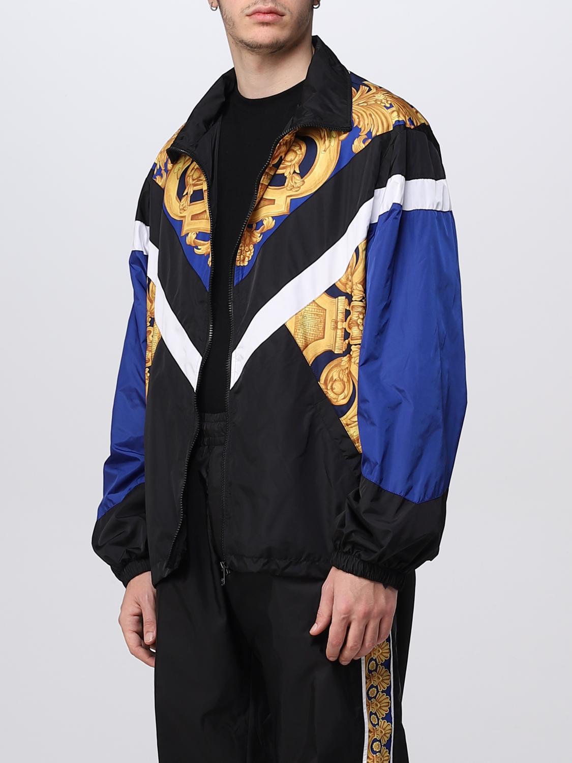 Versace jacket in printed nylon