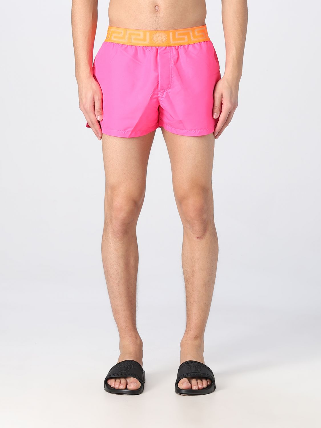 Versace Swimsuit  Men Color Fuchsia