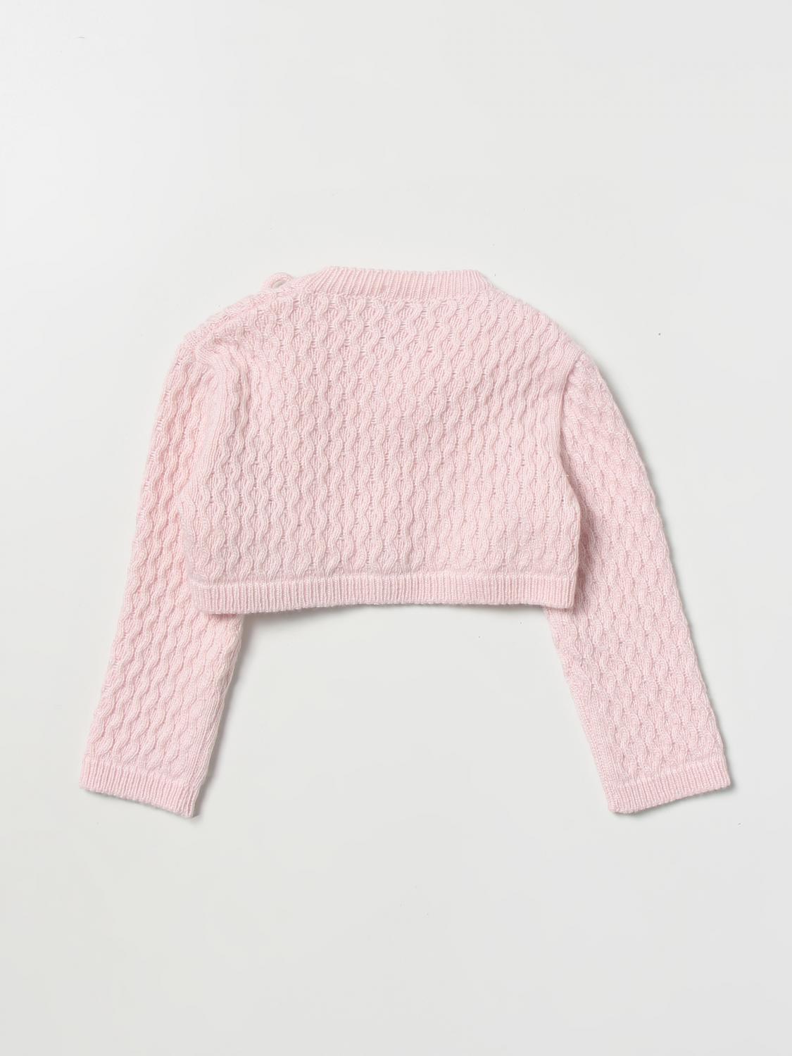 LE BEBE' sweater for baby Pink Le Bebe' sweater LBG4319 online on