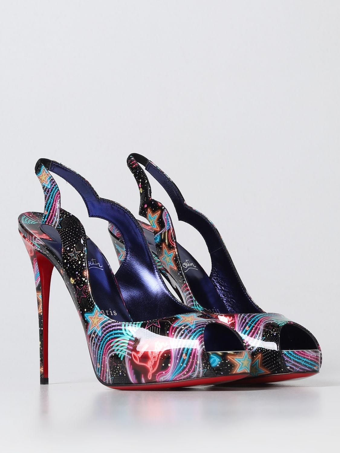 CHRISTIAN LOUBOUTIN: Hot pumps in patent leather - Black | Christian Louboutin high heel 1230231 online on GIGLIO.COM