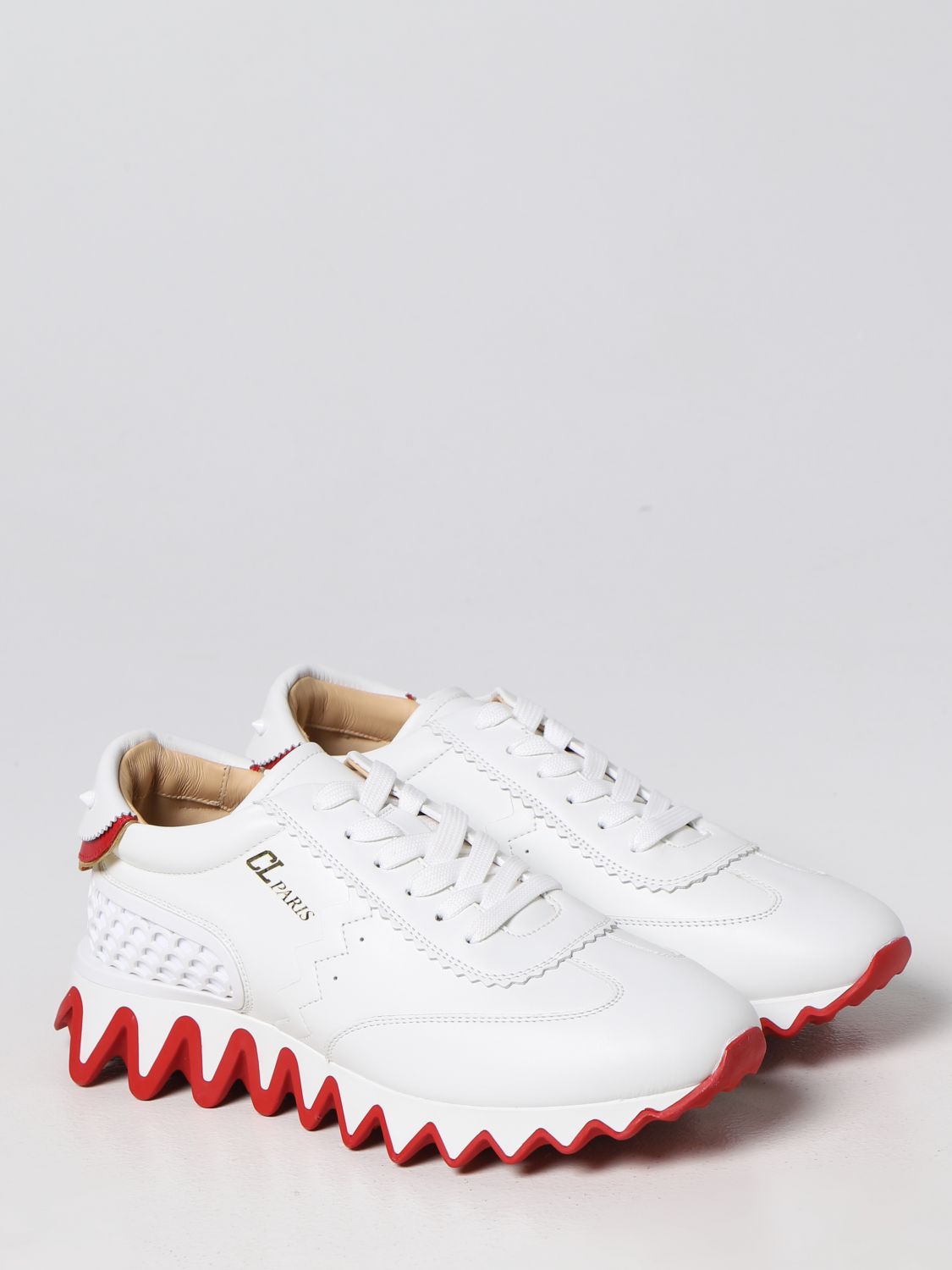 the snow's Gather eye CHRISTIAN LOUBOUTIN: sneakers for woman - White | Christian Louboutin  sneakers 3200260 online on GIGLIO.COM