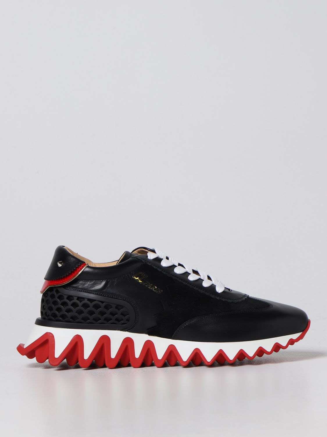 CHRISTIAN LOUBOUTIN: sneakers for women - Black | Christian Louboutin 3201324 online at GIGLIO.COM