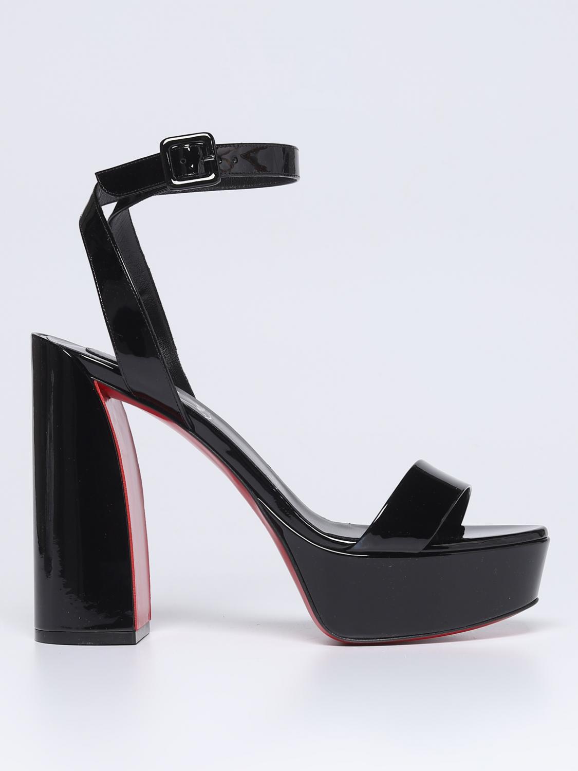 CHATTAWAK Sandali Con Tacco Donna 11claudianoir38 - Nero, Tacco Con Fibbia Originale, Soletta In Pelle, Taglia 38 EU