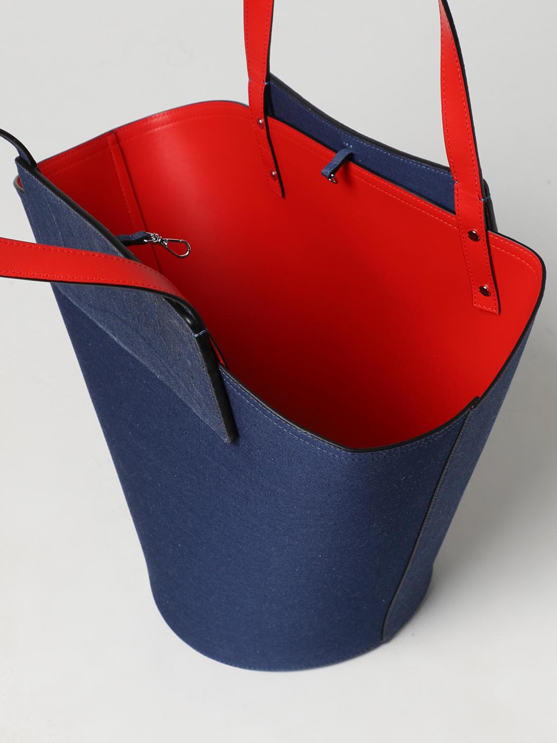 Schultertasche Christian Louboutin: Christian Louboutin Damen Schultertasche denim 4