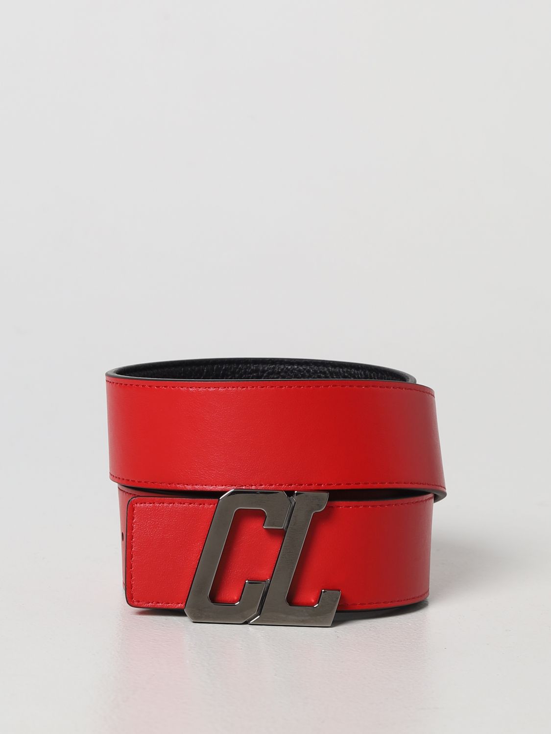 Cinturón Christian Louboutin: Cinturón Christian Louboutin para hombre negro 2