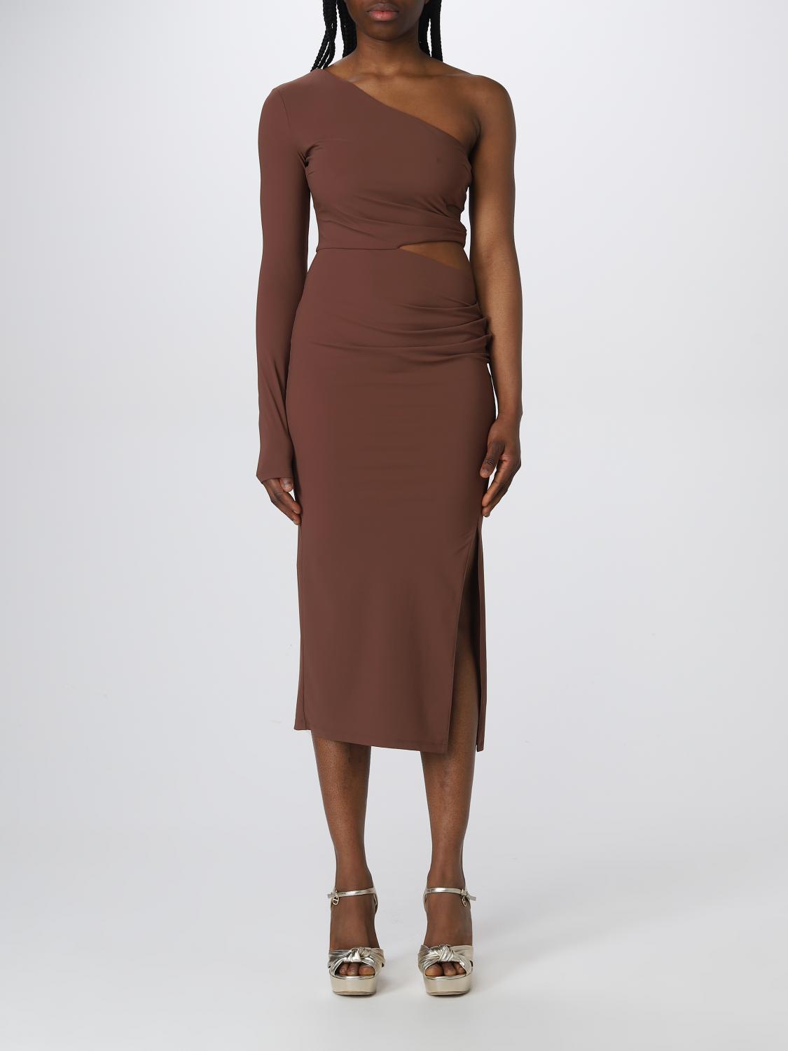Patrizia Pepe Dress  Woman Color Dark