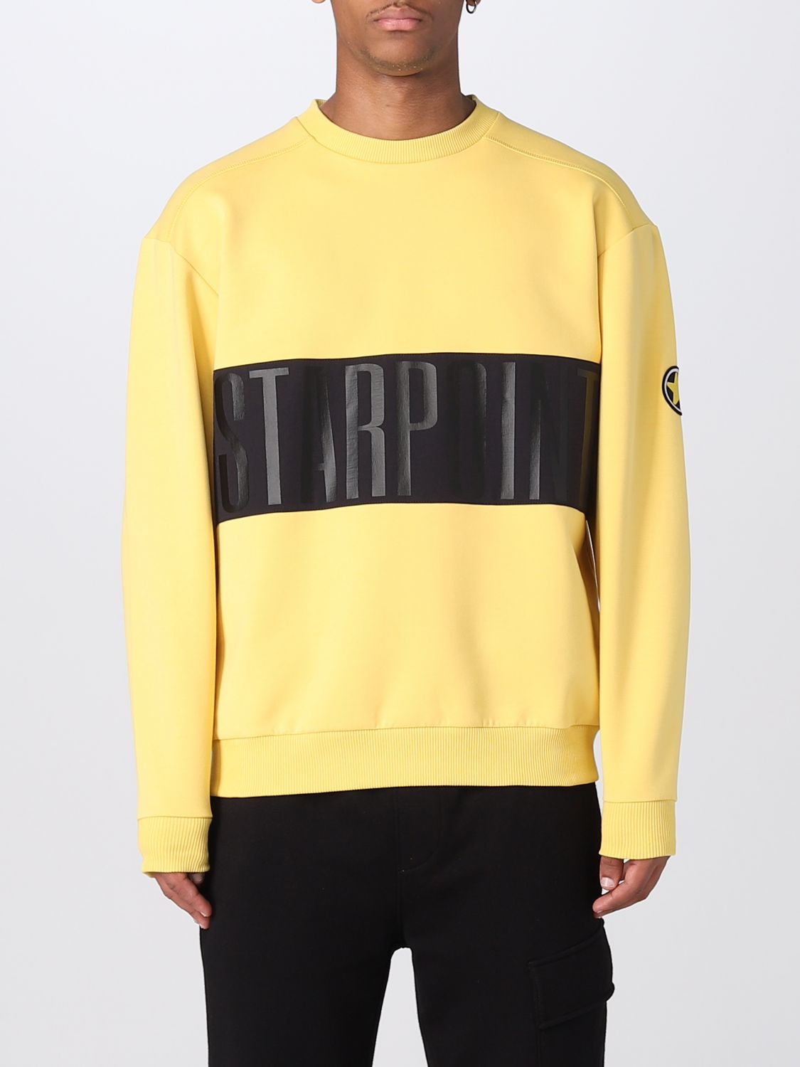 STAR POINT: sweatshirt for man - Yellow | Star Point sweatshirt STSW029 ...