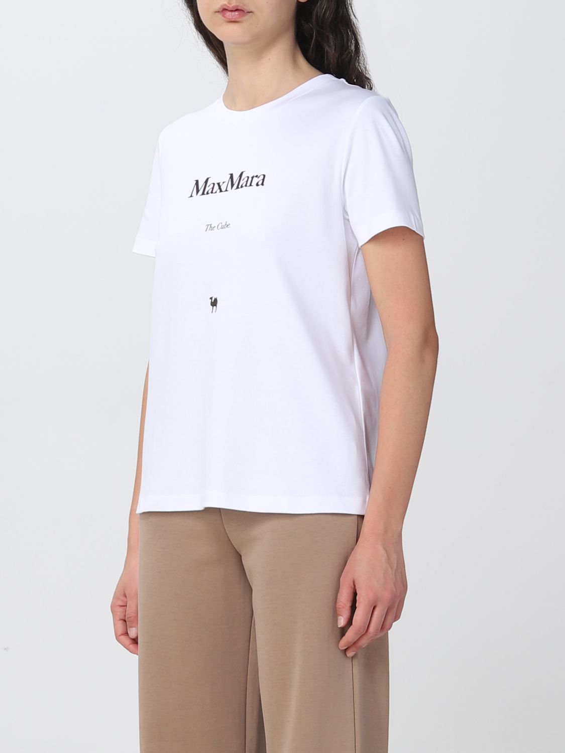 S MAX MARA: t-shirt for woman - White | S Max Mara t-shirt ...