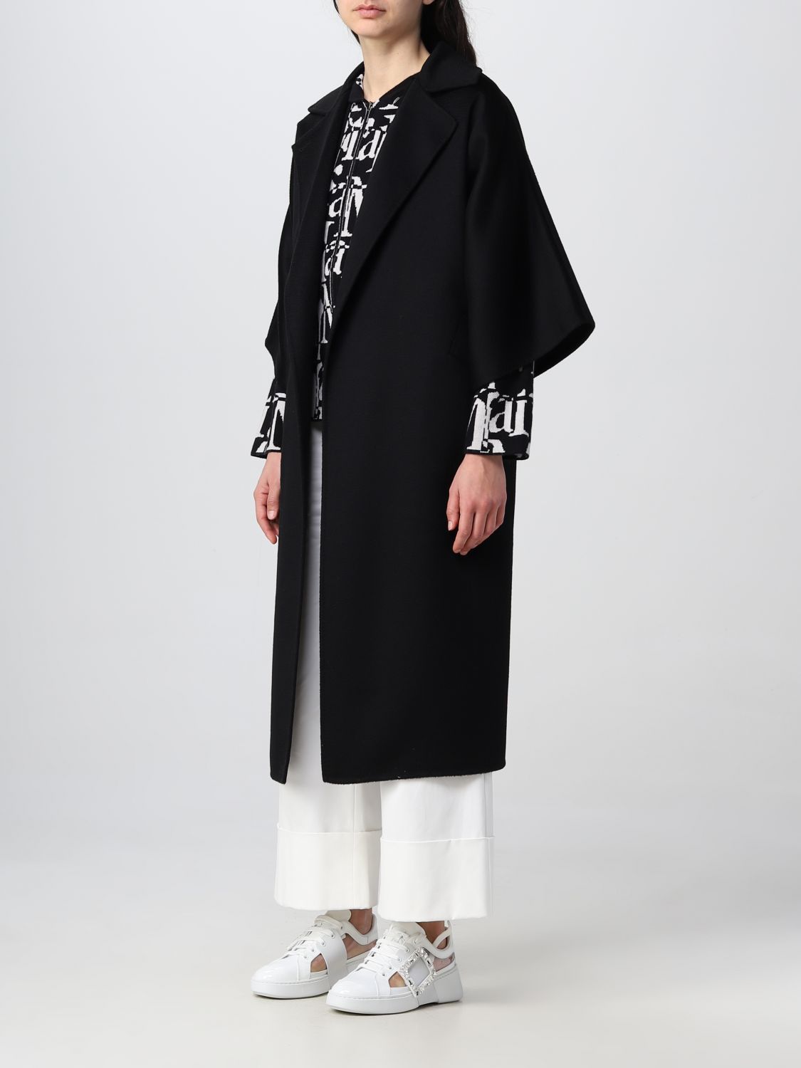 MAX MARA: coat for woman - Black | Max Mara coat 2310110531600