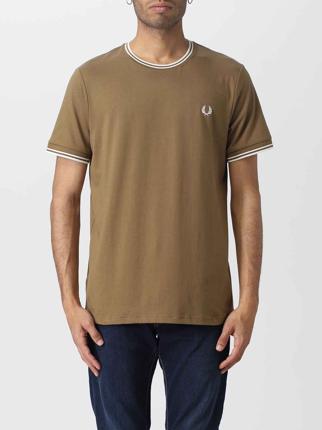 Fred Perry T-shirt  Men Color Grey
