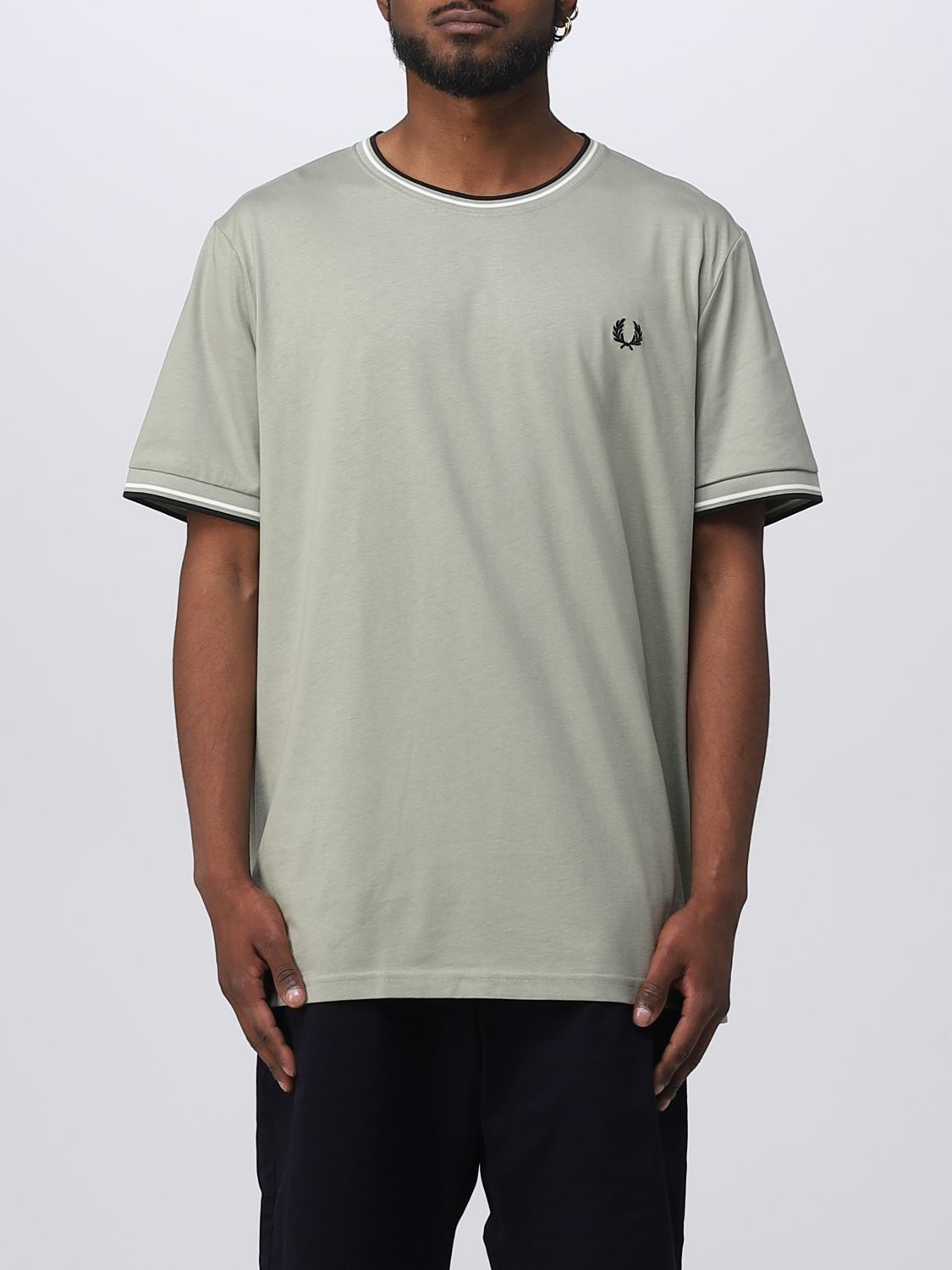Fred Perry T-shirt  Men Color Grey 1