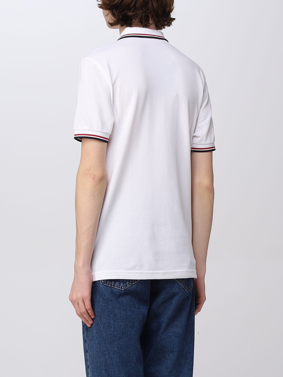 slang Vulgariteit Overeenkomend FRED PERRY: polo shirt for man - White | Fred Perry polo shirt M3600 online  on GIGLIO.COM