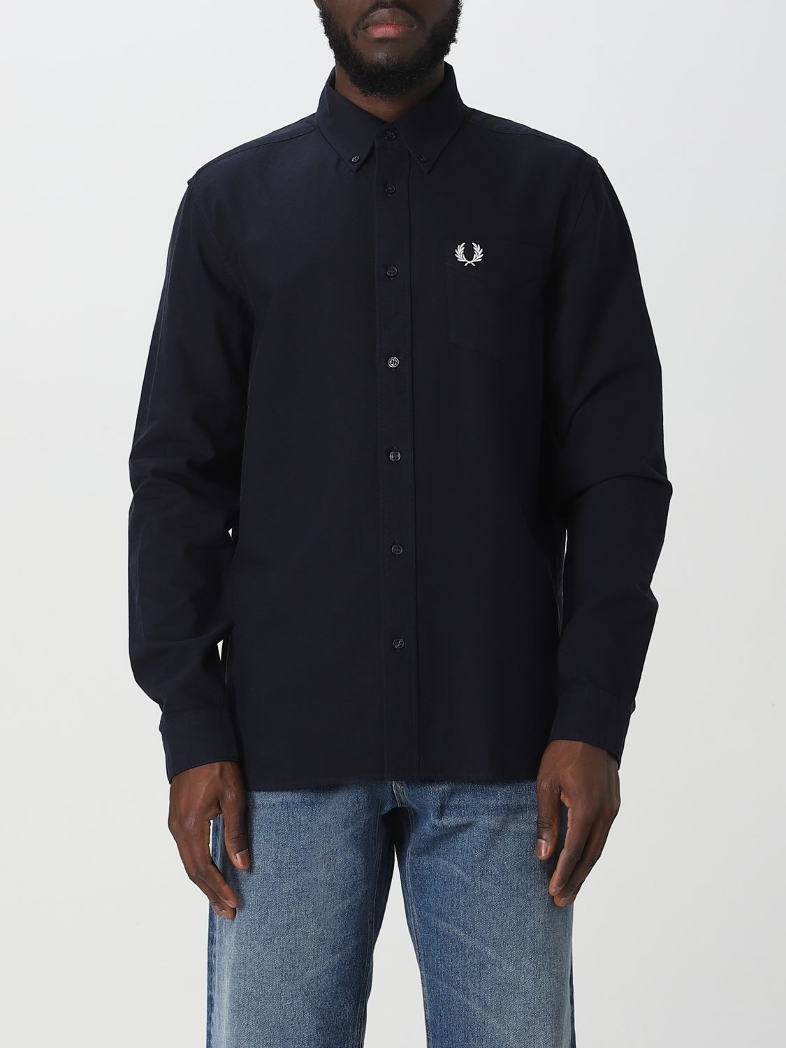 Fred Perry Shirt Men Color Navy | ModeSens
