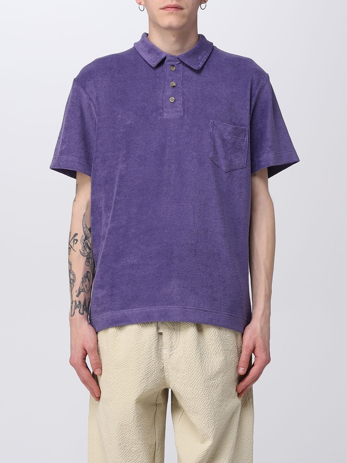 HOWLIN' POLO衫 HOWLIN 男士 颜色 紫色,376103019