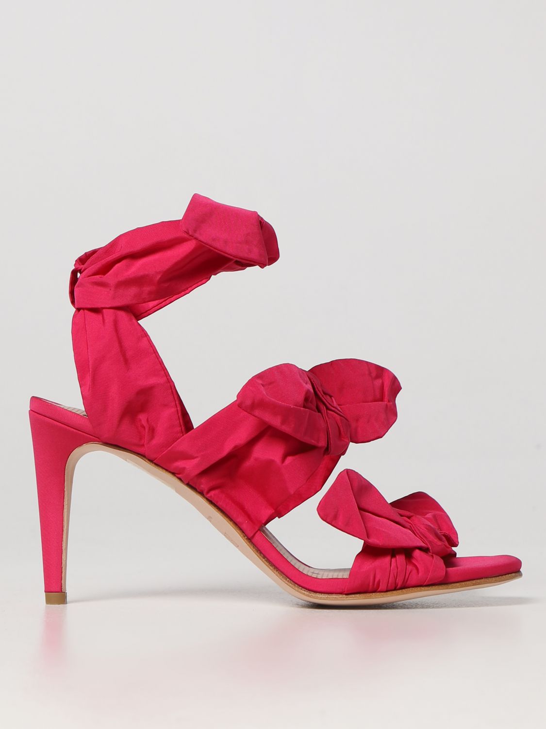Redv Heeled Sandals Red(v) Woman Color Fuchsia