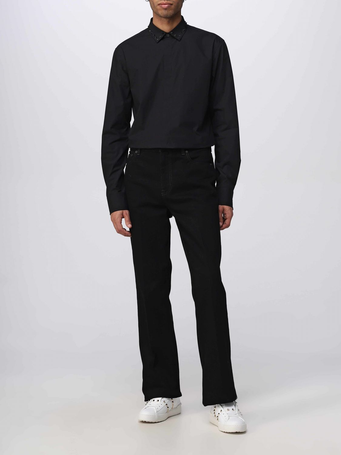 衬衫 Valentino: Valentino衬衫男士 黑色 2