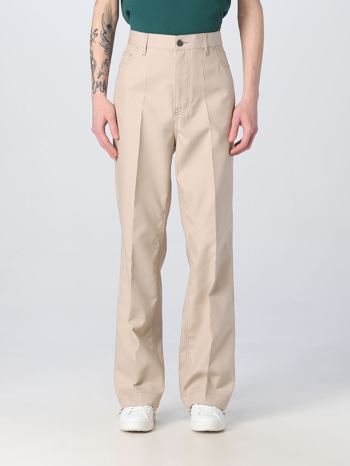 VALENTINO: pants for man - Beige | Valentino pants 2V3RBJ608YE online ...