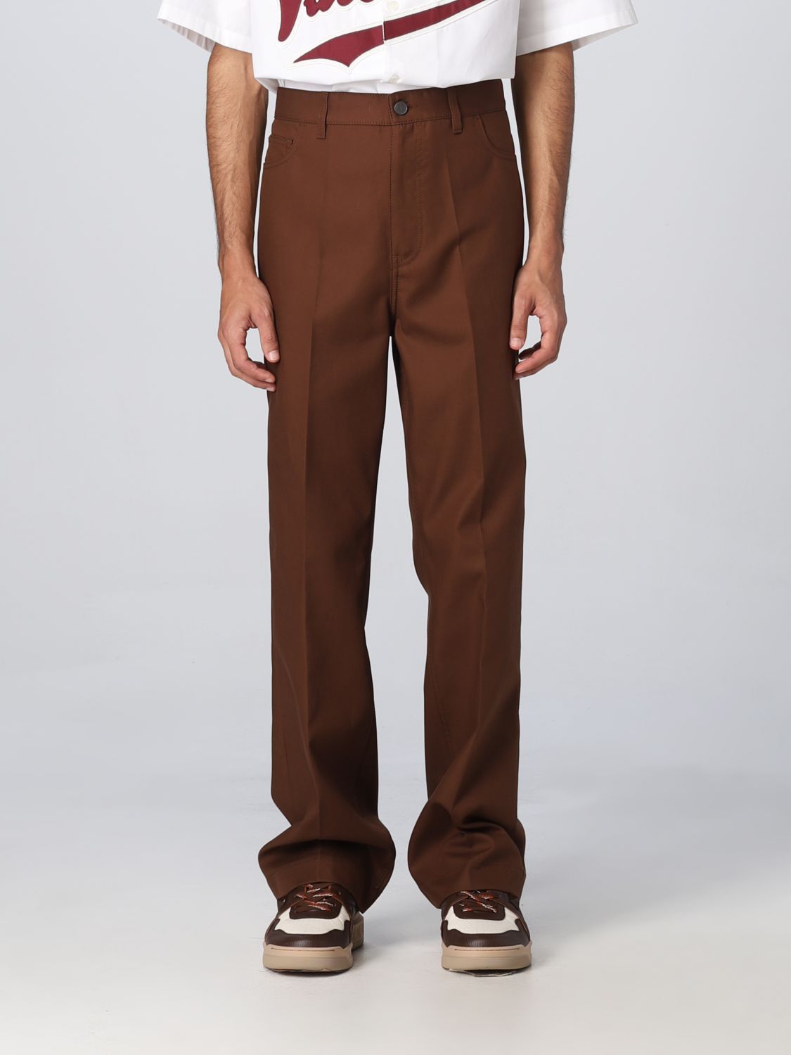 VALENTINO: pants for man - Dark | Valentino pants 2V3RBJ608YE online on ...
