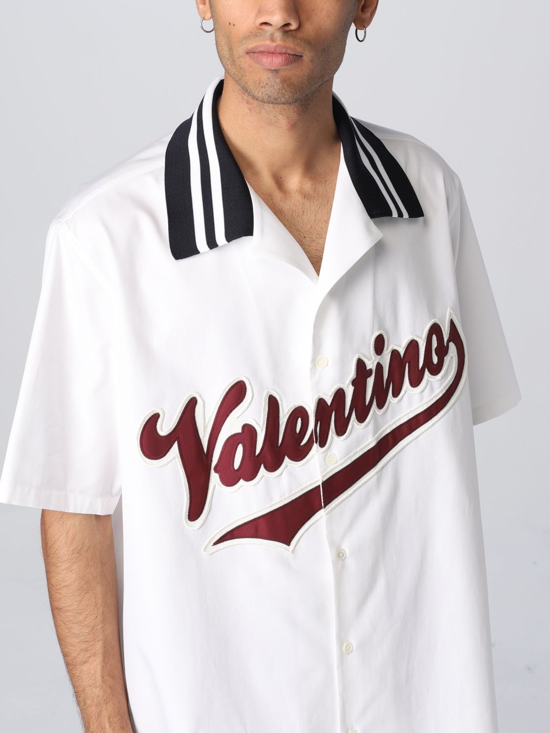 Рубашка Valentino: Рубашка Valentino для него белый 5