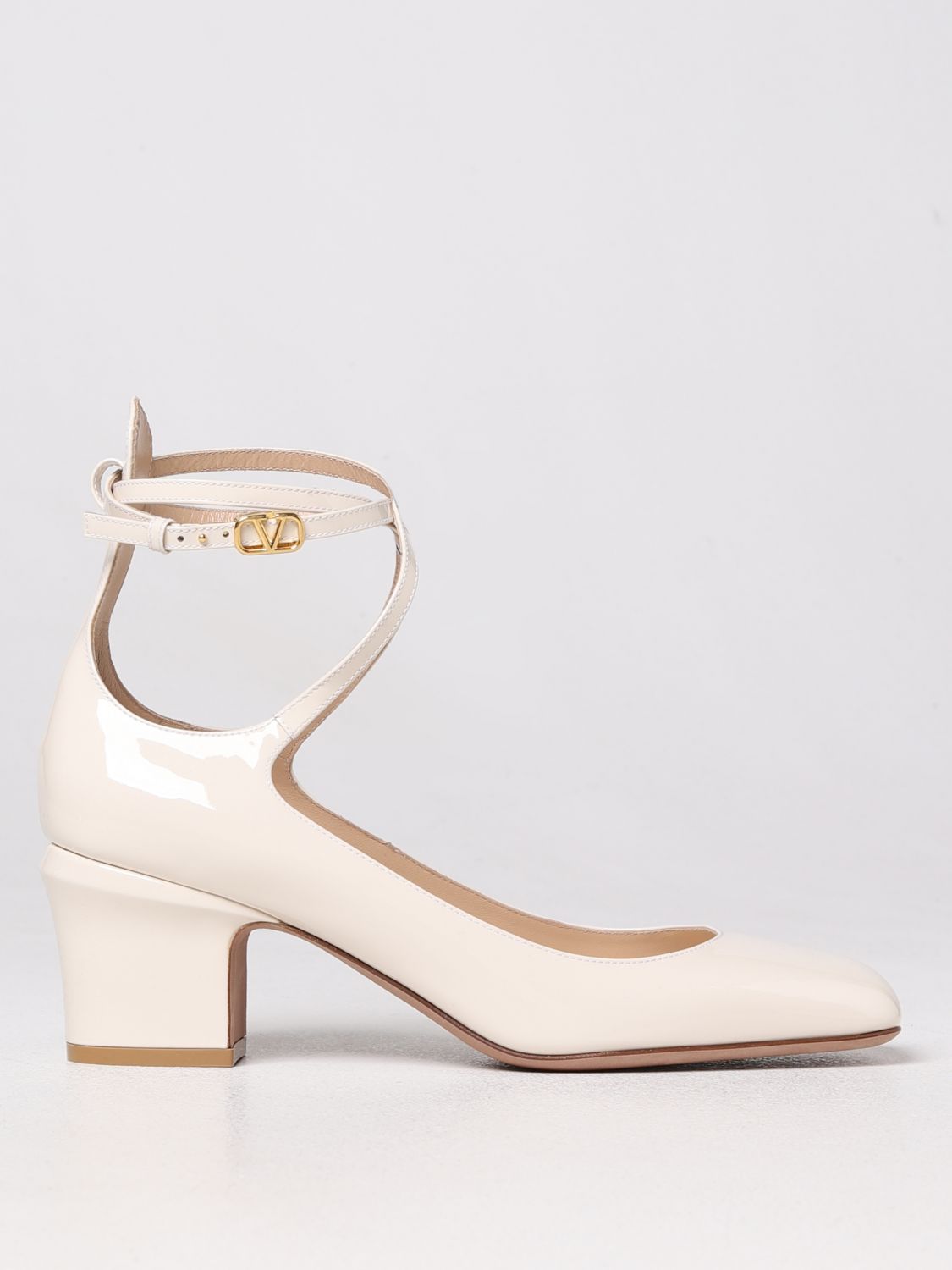 VALENTINO GARAVANI: high heel shoes for woman - Ivory | Valentino ...