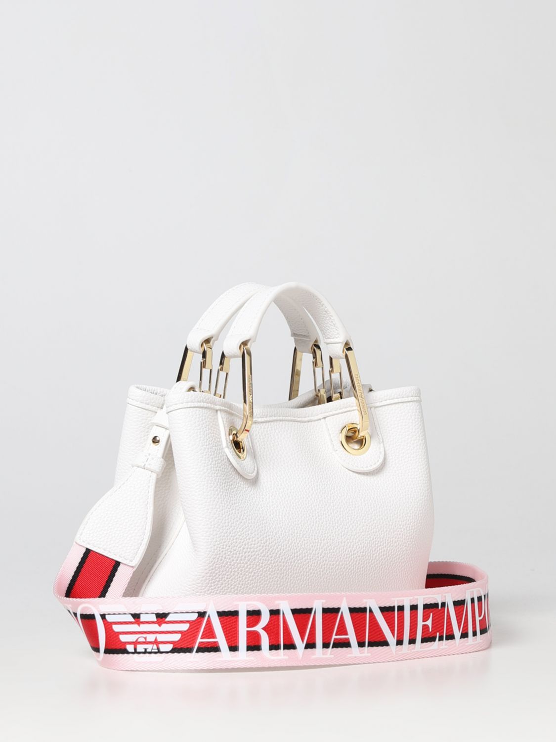 EMPORIO ARMANI: mini for woman - White | Emporio Armani mini bag Y3D176YFO5B online on GIGLIO.COM
