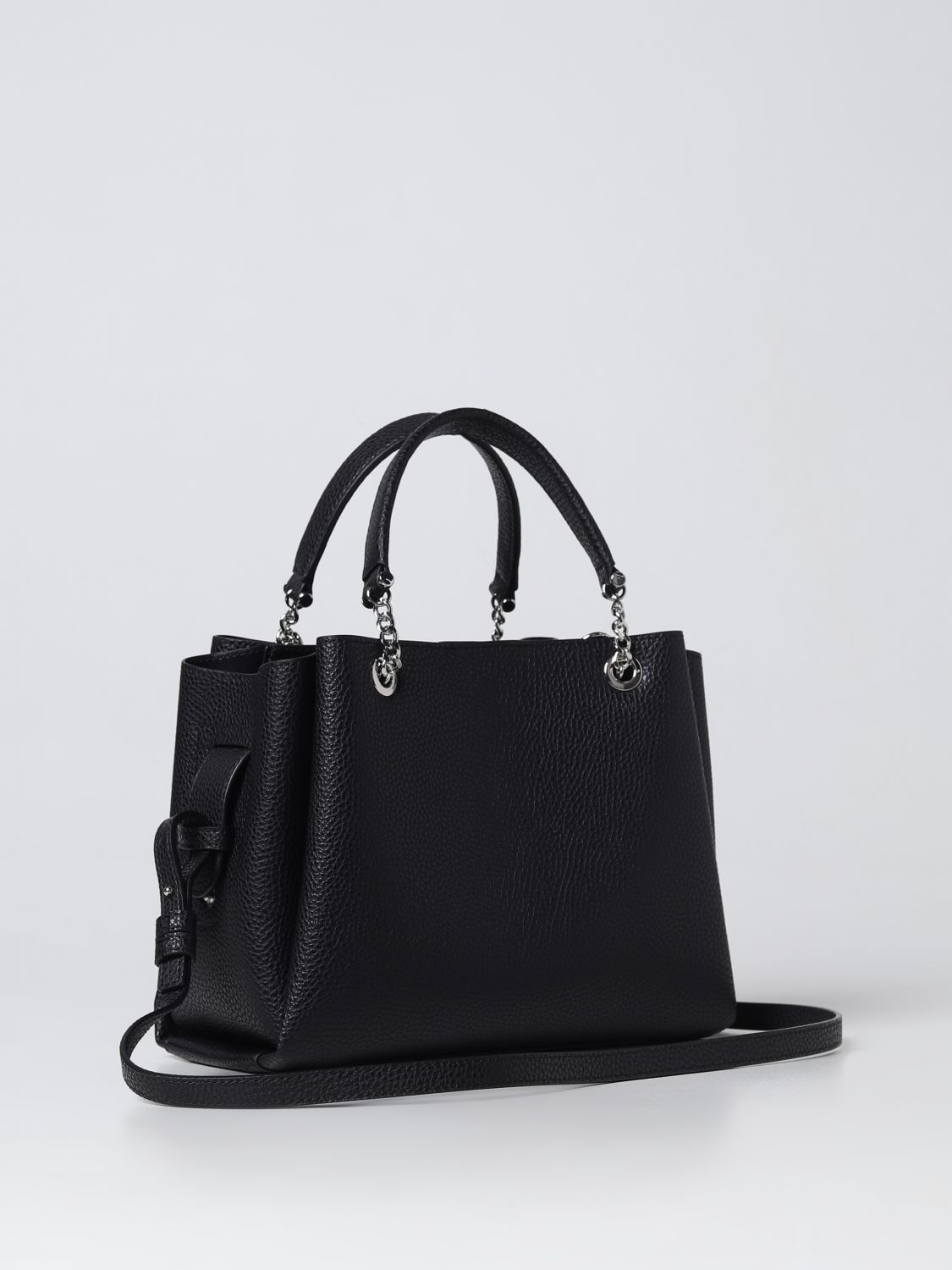 EMPORIO ARMANI: tote bags for woman - Black | Emporio Armani tote bags ...