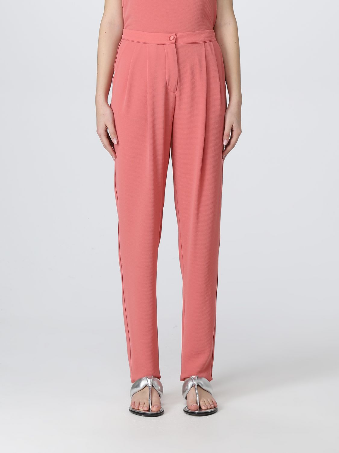 Emporio Armani Trousers  Woman In Pink