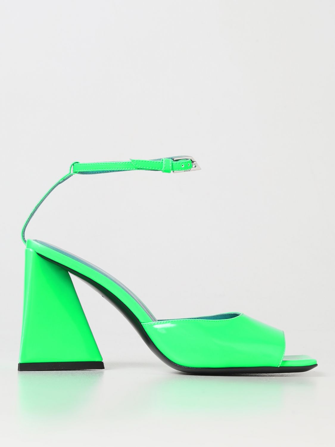 Attico Heeled Sandals The  Woman In Emerald
