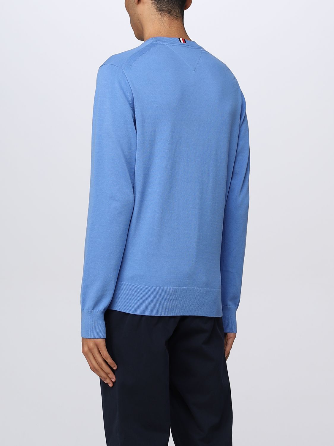 TOMMY HILFIGER: sweater for man - Gnawed Blue | Tommy Hilfiger sweater ...