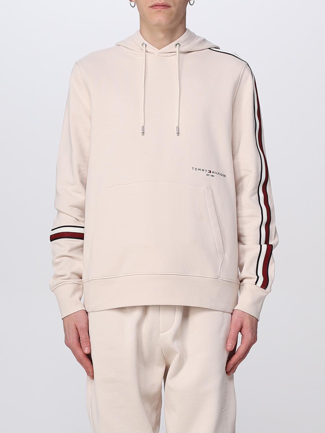 TOMMY HILFIGER sweatshirt for man Yellow Cream Tommy Hilfiger