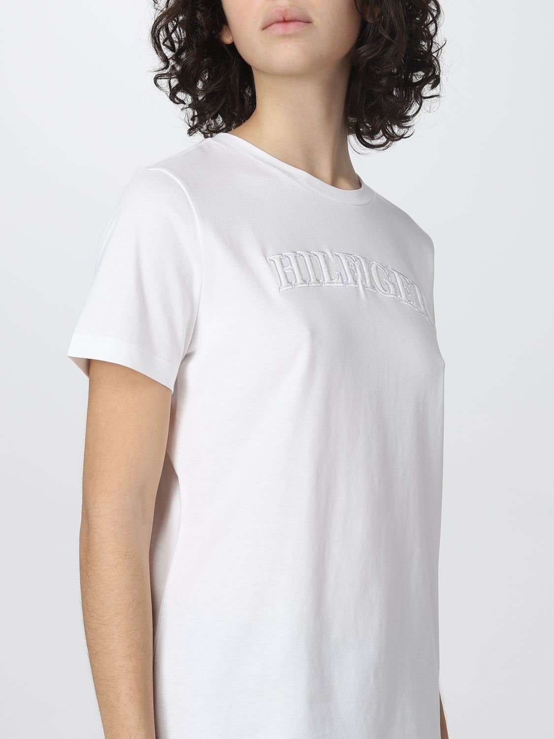 TOMMY HILFIGER: t-shirt for woman - White | Tommy Hilfiger online on GIGLIO.COM