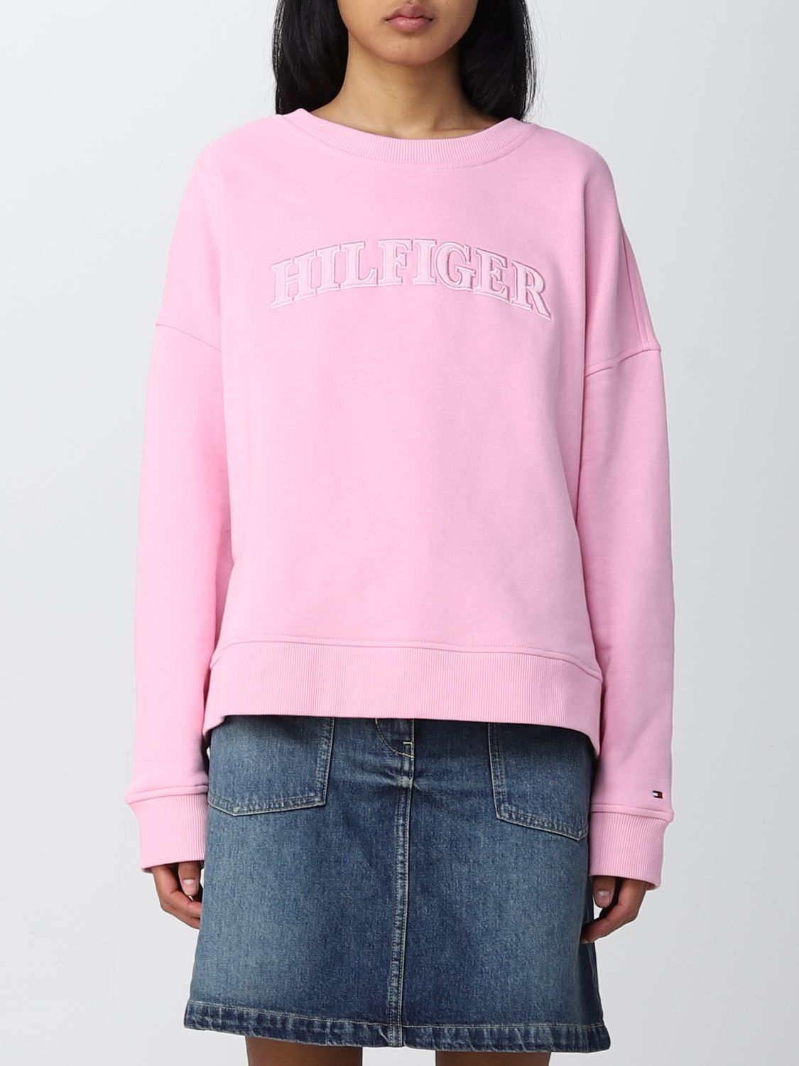 Tommy Hilfiger Sweatshirt  Woman In Pink