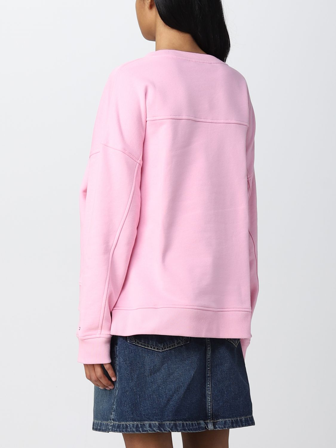 TOMMY sweatshirt for woman - Pink | Hilfiger WW0WW37561 online GIGLIO.COM