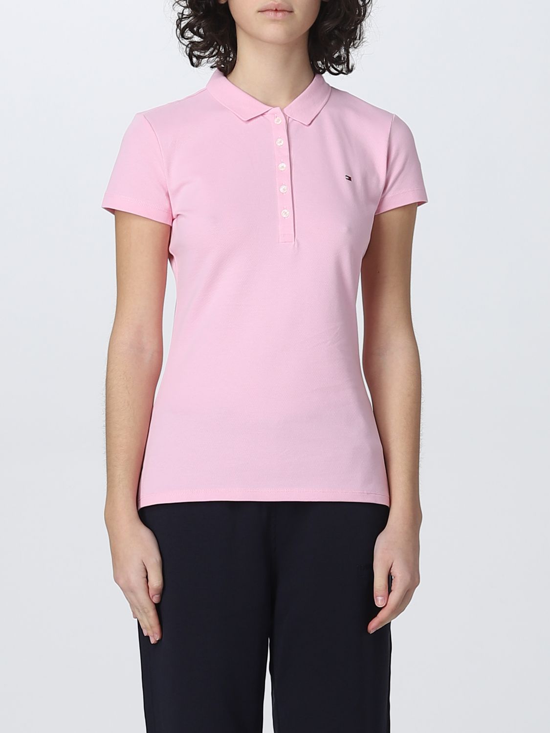 TOMMY polo shirt for woman - | Tommy Hilfiger polo shirt WW0WW27947 online GIGLIO.COM