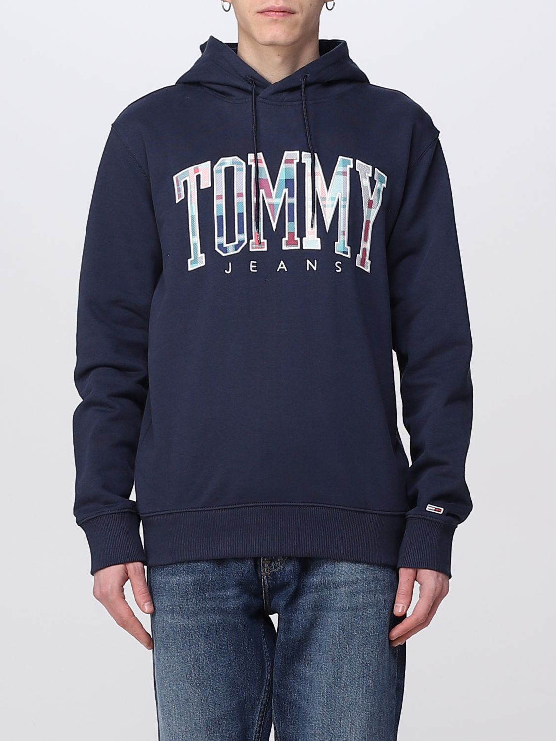 TOMMY JEANS: sweatshirt for man - Blue | Tommy Jeans sweatshirt ...