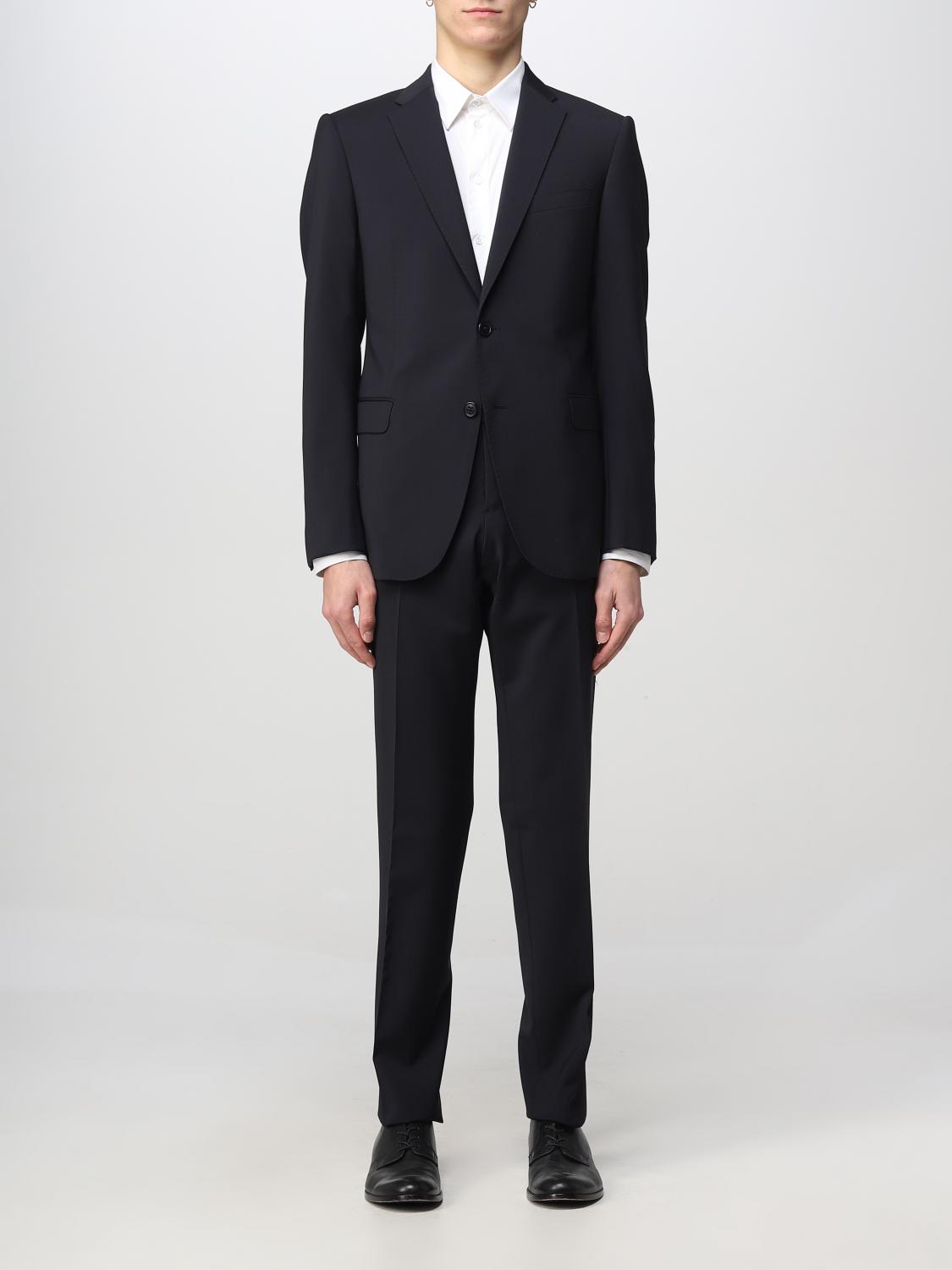 Emporio Armani Suit  Men Color Navy